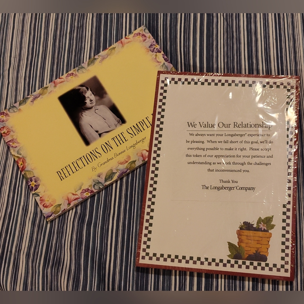 NEW & SEALED LONGABERGER NOTEPAD